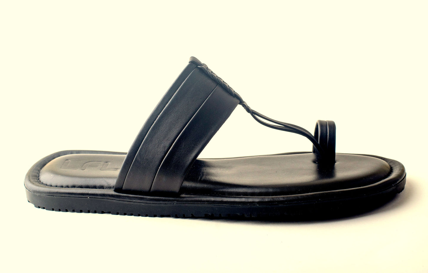 LFL TRADITIONAL LEATHER CHAPPAL/SLIPPER LFL-LC-100