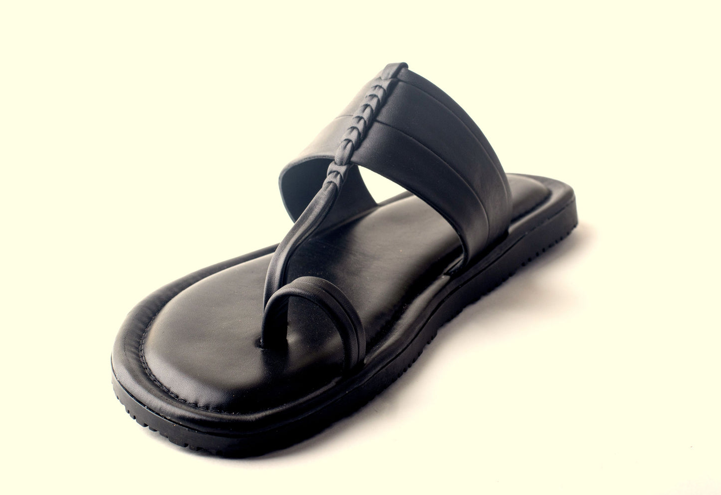 LFL TRADITIONAL LEATHER CHAPPAL/SLIPPER LFL-LC-100