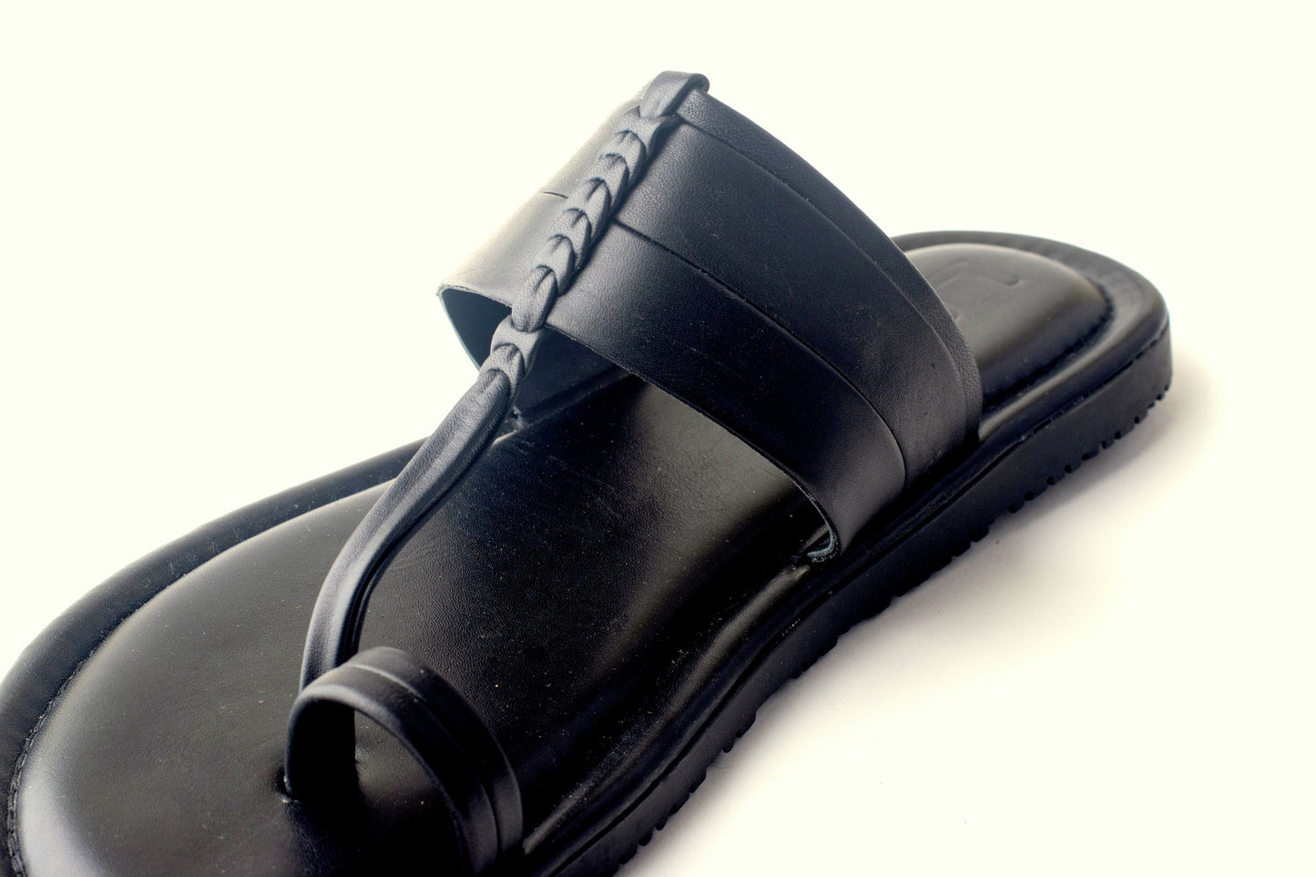 LFL TRADITIONAL LEATHER CHAPPAL/SLIPPER LFL-LC-100