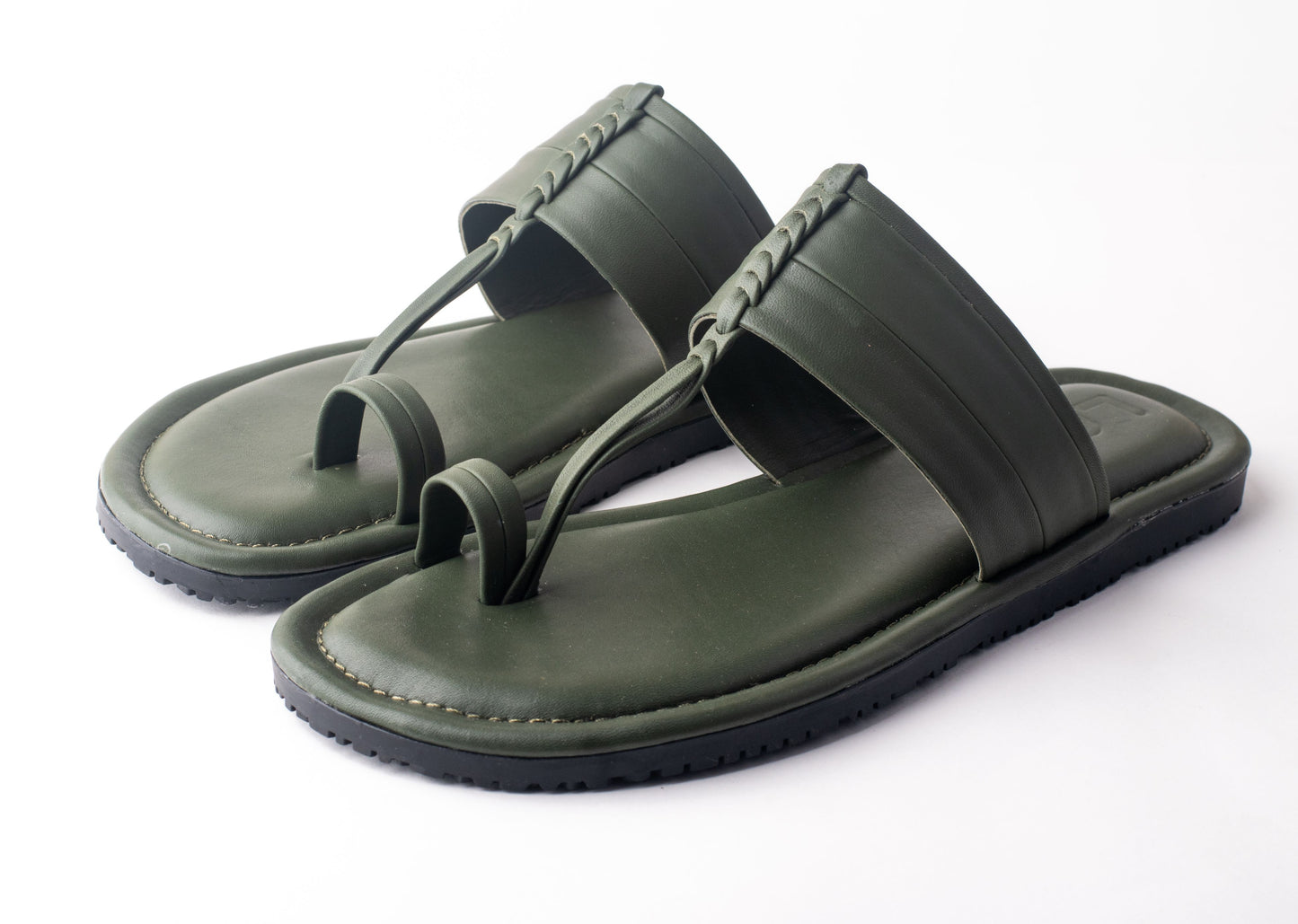 LFL TRADITIONAL LEATHER CHAPPAL/SLIPPER LFL-LC-100