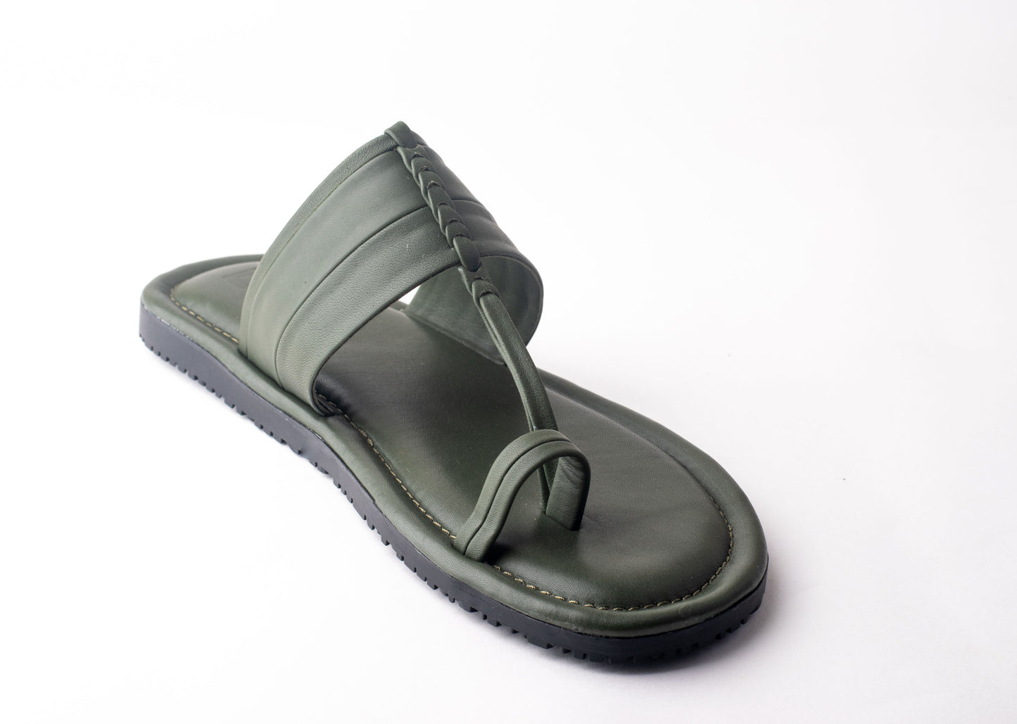 LFL TRADITIONAL LEATHER CHAPPAL/SLIPPER LFL-LC-100
