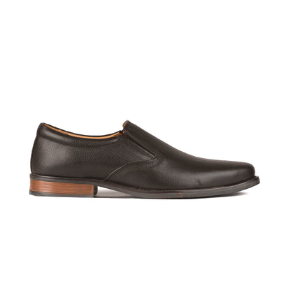 Men’s Brown Leather Slip-On Shoes