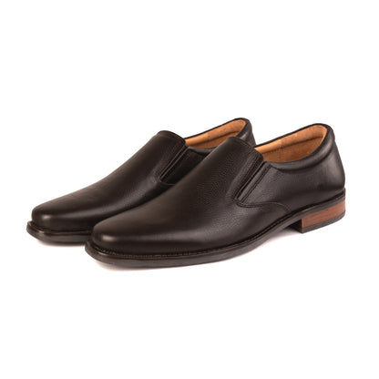 Men’s Brown Leather Slip-On Shoes