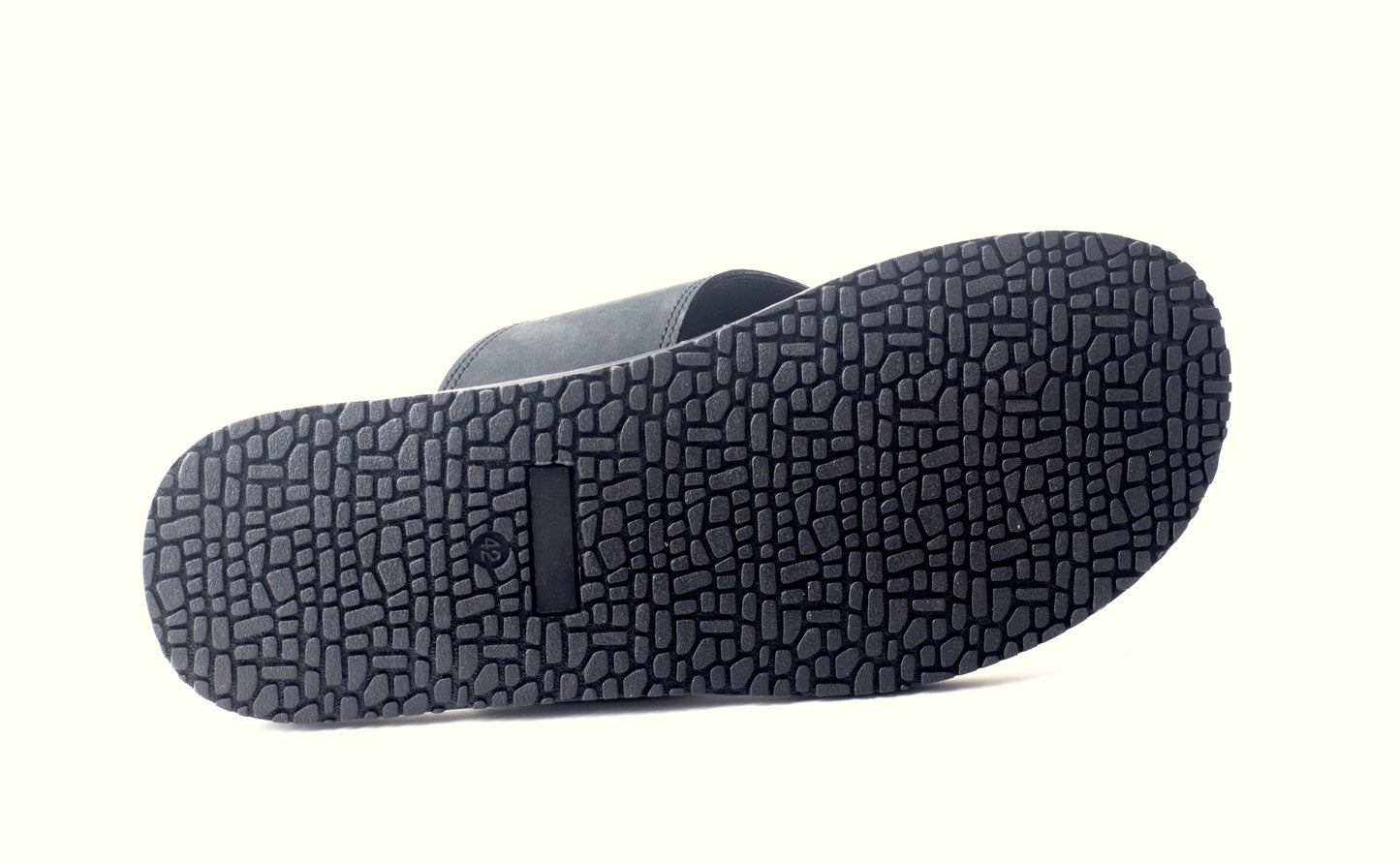 LFL MENS BLACK LEATHER SLIPPER/ FLIPFLOP /  LFL-LC-105