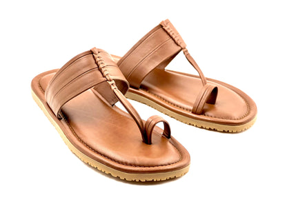 LFL TRADITIONAL LEATHER CHAPPAL/SLIPPER  LFL-LC-108