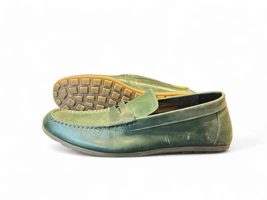 Mens Green Loafers